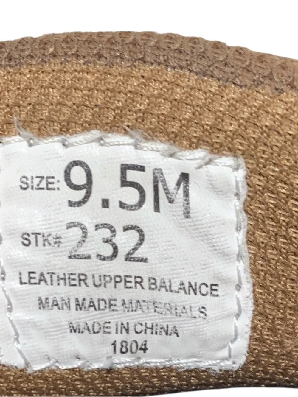 Men's Justin Boots #232 Cappie 4” Casual Work Leather Chukka Boots Sz 9.5